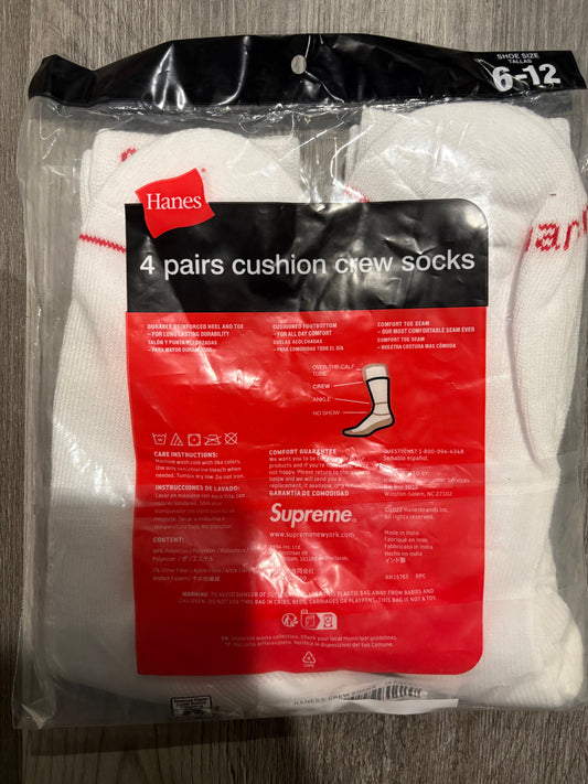 Supreme x Hanes Socks Size 6-12