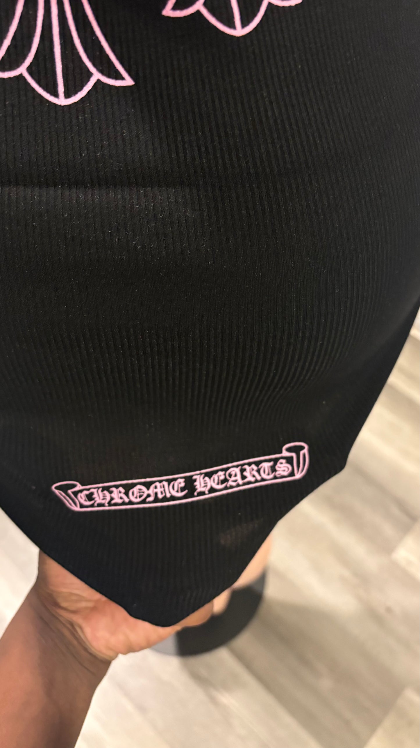 Black n Pink Chrome Heart Deadly Doll TankTop/Dress