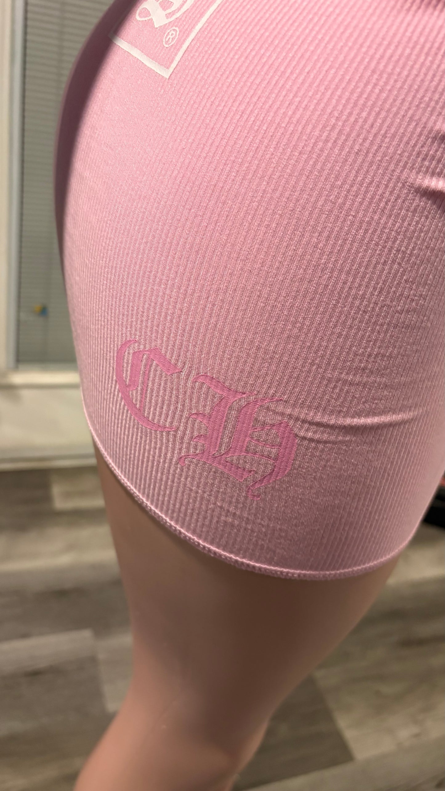 Pink and White Chrome Heart TankTop/Shirt