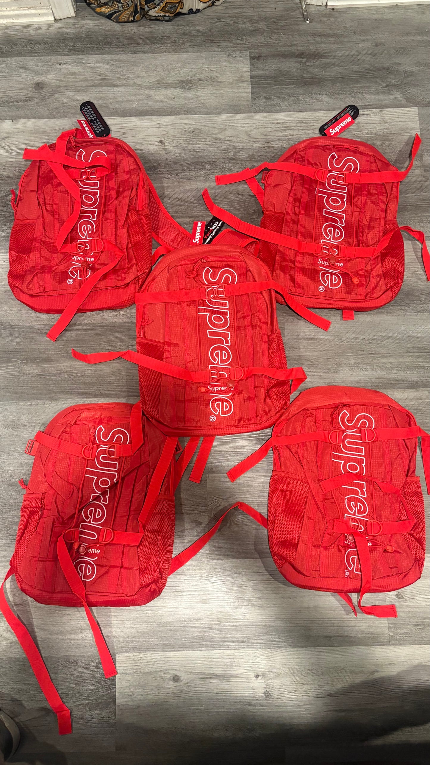 Red Supreme BookBag