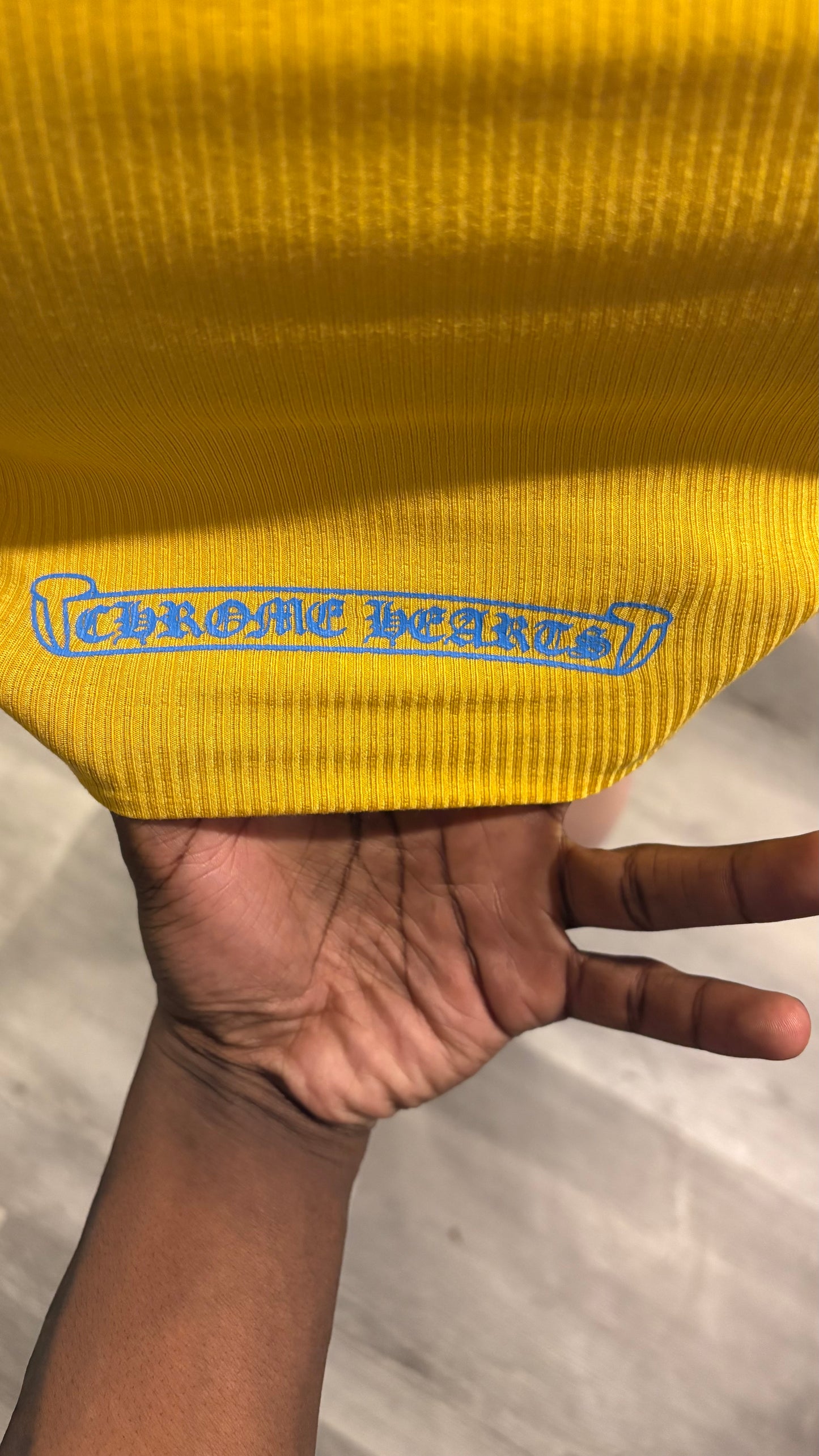 Yellow n Blue Chrome Heart Dress/Tanktop